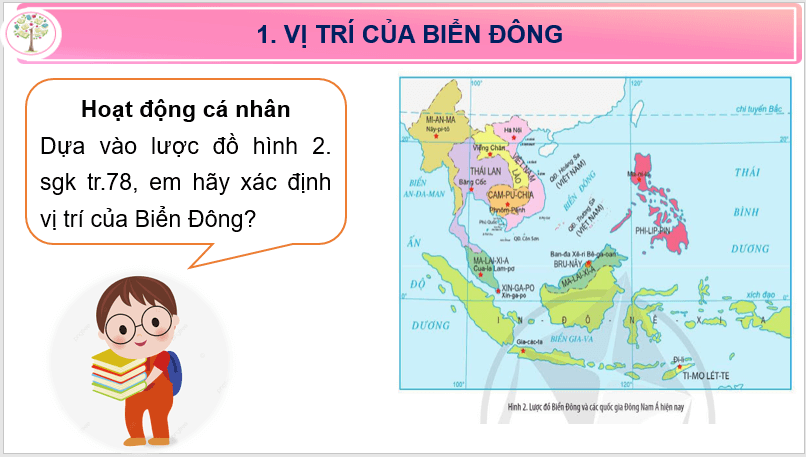 Giáo án điện tử Lịch Sử 11 Chân trời sáng tạo Bài 12: Vị trí và tầm quan trọng của Biển Đông | PPT Lịch Sử 11