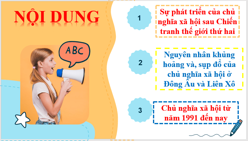 Giáo án điện tử Lịch Sử 11 Kết nối tri thức Bài 4: Sự phát triển của chủ nghĩa xã hội từ sau chiến tranh thế giới thứ hai đến nay | PPT Lịch Sử 11