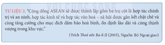 Giáo án Lịch sử 12 Kết nối tri thức Bài 5: Cộng đồng ASEAN: Từ ý tưởng đến hiện thực (ảnh 3)