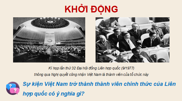 Giáo án điện tử Lịch Sử 12 Kết nối Bài 14: Hoạt động đối ngoại của Việt Nam từ năm 1975 đến nay | PPT Sử 12 Kết nối tri thức