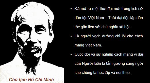 Giáo án điện tử Lịch Sử 12 Chân trời Bài 14: Khái quát về cuộc đời và sự nghiệp của Hồ Chí Minh | PPT Sử 12 Chân trời sáng tạo