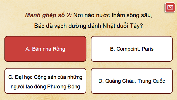 Giáo án điện tử Lịch Sử 12 Cánh diều Bài 15: Hồ Chí Minh - Anh hùng giải phóng dân tộc | PPT Lịch Sử 12