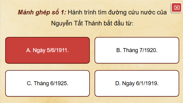 Giáo án điện tử Lịch Sử 12 Chân trời Bài 15: Hồ Chí Minh - Anh hùng Giải phóng dân tộc | PPT Sử 12 Chân trời sáng tạo