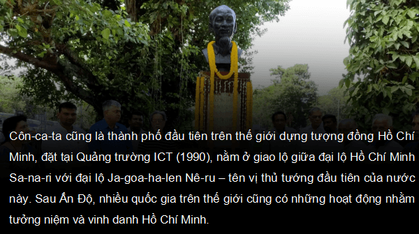 Giáo án điện tử Lịch Sử 12 Cánh diều Bài 16: Dấu ấn Hồ Chí Minh trong lòng nhân dân thế giới và Việt Nam | PPT Lịch Sử 12