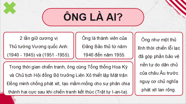 Giáo án điện tử Lịch Sử 12 Cánh diều Bài 2: Trật tự thế giới trong Chiến tranh lạnh | PPT Lịch Sử 12
