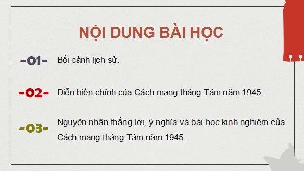 Giáo án điện tử Lịch Sử 12 Kết nối Bài 6: Cách mạng tháng Tám năm 1945 | PPT Sử 12 Kết nối tri thức