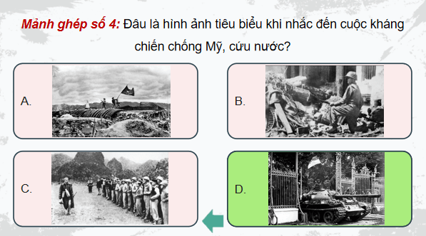 Giáo án điện tử Lịch Sử 12 Chân trời Bài 8: Cuộc kháng chiến chống Mỹ, cứu nước (1954 - 1975) | PPT Sử 12 Chân trời sáng tạo