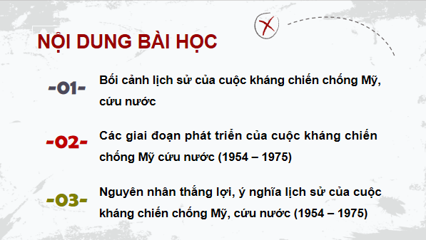 Giáo án điện tử Lịch Sử 12 Chân trời Bài 8: Cuộc kháng chiến chống Mỹ, cứu nước (1954 - 1975) | PPT Sử 12 Chân trời sáng tạo