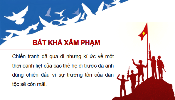 Giáo án điện tử Lịch Sử 12 Chân trời Bài 9: Đấu tranh bảo vệ Tổ quốc từ sau tháng 4 - 1975 đến nay. Một số bài học lịch sử của các cuộc kháng chiến bảo vệ Tổ quốc từ năm 1945 đến nay | PPT Sử 12 Chân trời sáng tạo