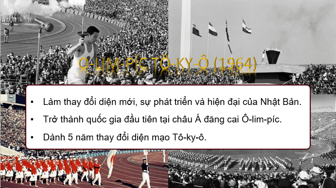 Giáo án điện tử Chuyên đề Sử 12 Chân trời sáng tạo Nhật Bản sau chiến tranh thế giới thứ hai (1945 – 1973) | PPT Chuyên đề Lịch sử 12