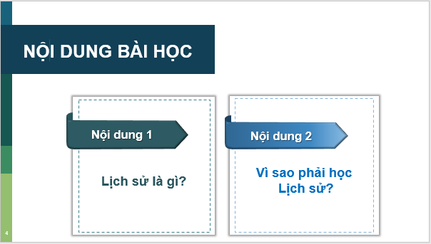 Giáo án điện tử Lịch Sử 6 Kết nối tri thức Bài 1: Lịch Sử và cuộc sống | PPT Lịch Sử 6