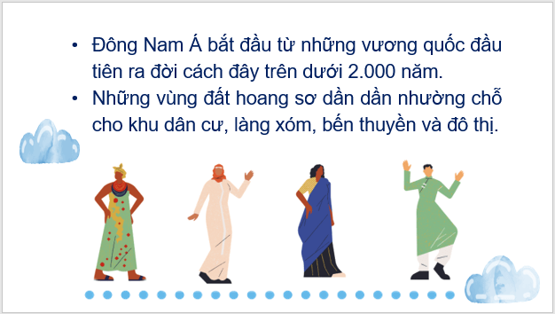 Giáo án điện tử Lịch Sử 6 Cánh diều Bài 10: Sự ra đời và phát triển của các vương quốc ở Đông Nam Á (Từ những thế kỉ tiếp giáp công nguyên đến thế kỉ X) | PPT Lịch Sử 6