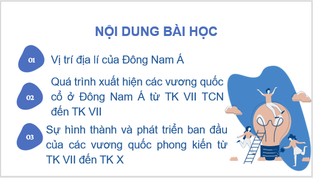 Giáo án điện tử Lịch Sử 6 Cánh diều Bài 10: Sự ra đời và phát triển của các vương quốc ở Đông Nam Á (Từ những thế kỉ tiếp giáp công nguyên đến thế kỉ X) | PPT Lịch Sử 6