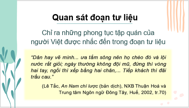 Giáo án điện tử Lịch Sử 6 Kết nối tri thức Bài 17: Cuộc đấu tranh bảo tồn và phát triển văn hóa dân tộc của người Việt | PPT Lịch Sử 6