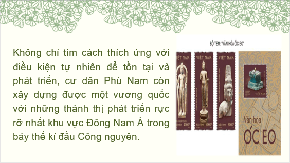 Giáo án điện tử Lịch Sử 6 Cánh diều Bài 19: Vương quốc Phù Nam | PPT Lịch Sử 6