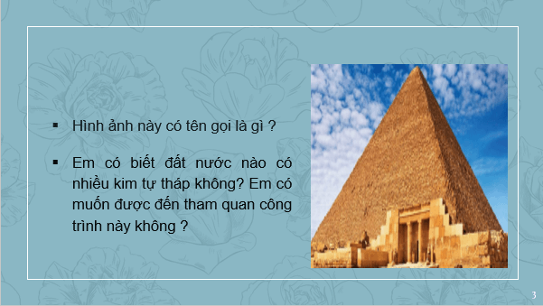 Giáo án điện tử Lịch Sử 6 Chân trời sáng tạo Bài 6: Ai Cập cổ đại | PPT Lịch Sử 6