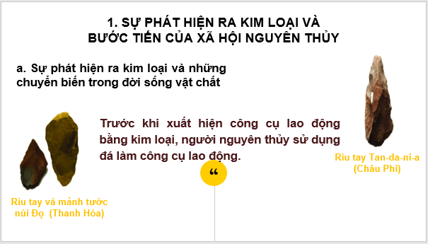 Giáo án điện tử Lịch Sử 6 Kết nối tri thức Bài 6: Sự biến chuyển và phân hóa của xã hội nguyên thủy | PPT Lịch Sử 6