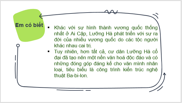 Giáo án điện tử Lịch Sử 6 Chân trời sáng tạo Bài 7: Lưỡng Hà cổ đại | PPT Lịch Sử 6