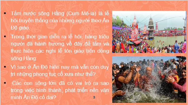 Giáo án điện tử Lịch Sử 6 Kết nối tri thức Bài 8: Ấn Độ cổ đại | PPT Lịch Sử 6