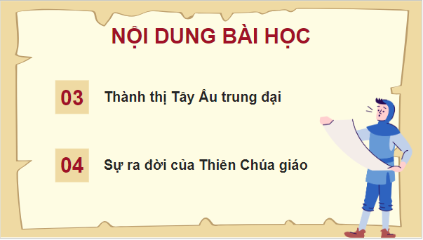 Giáo án điện tử Lịch Sử 7 Chân trời sáng tạo Bài 1: Quá trình hình thành và phát triển chế độ phong kiến ở Tây Âu | PPT Lịch Sử 7