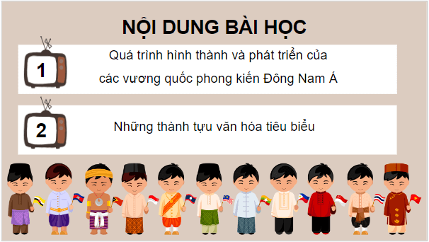 Giáo án điện tử Lịch Sử 7 Chân trời sáng tạo Bài 11: Khái quát về Đông Nam Á từ nửa sau thế kỉ X đến nửa đầu thế kỉ XVI | PPT Lịch Sử 7