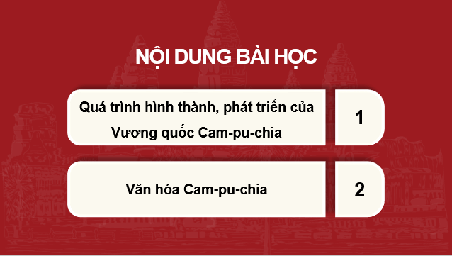 Giáo án điện tử Lịch Sử 7 Cánh diều Bài 11: Vương quốc Cam-pu-chia | PPT Lịch Sử 7