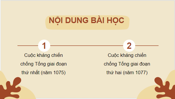 Giáo án điện tử Lịch Sử 7 Kết nối tri thức Bài 12: Cuộc kháng chiến chống quân lược Tống (1075 - 1077) | PPT Lịch Sử 7