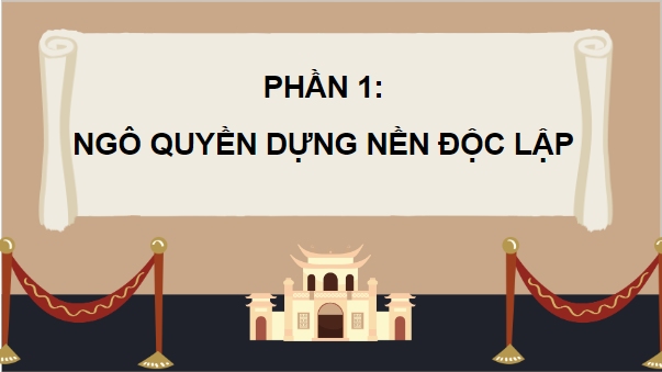 Giáo án điện tử Lịch Sử 7 Chân trời sáng tạo Bài 14: Công cuộc xây dựng và bảo vệ đất nước thời Ngô - Đinh - Tiền Lê (938-1009) | PPT Lịch Sử 7