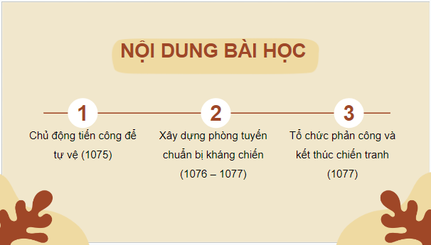 Giáo án điện tử Lịch Sử 7 Cánh diều Bài 15: Cuộc kháng chiến chống quân Tống xâm lược của nhà Lý (1075-1077) | PPT Lịch Sử 7