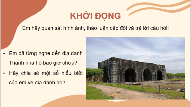 Giáo án điện tử Lịch Sử 7 Chân trời sáng tạo Bài 18: Nhà Hồ và cuộc kháng chiến chống quân xâm lược Minh (1400-1407) | PPT Lịch Sử 7