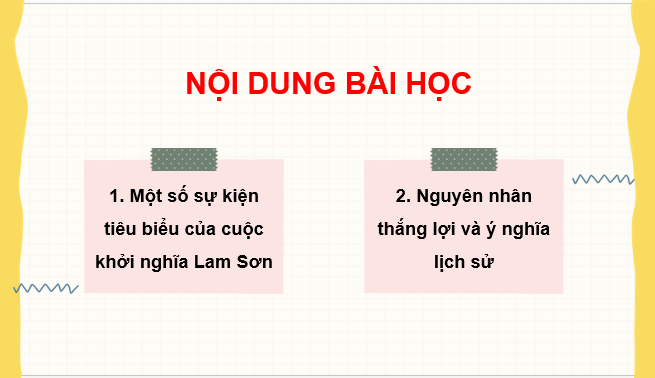 Giáo án điện tử Lịch Sử 7 Chân trời sáng tạo Bài 19: Khởi nghĩa Lam Sơn (1418-1427) | PPT Lịch Sử 7