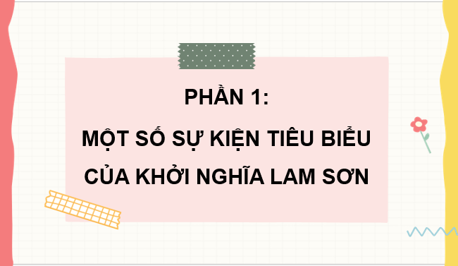 Giáo án điện tử Lịch Sử 7 Chân trời sáng tạo Bài 19: Khởi nghĩa Lam Sơn (1418-1427) | PPT Lịch Sử 7