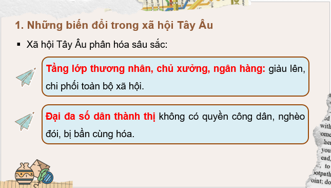 Giáo án điện tử Lịch Sử 7 Chân trời sáng tạo Bài 3: Sự hình thành quan hệ sản xuất tư bản chủ nghĩa ở Tây Âu trung đại | PPT Lịch Sử 7