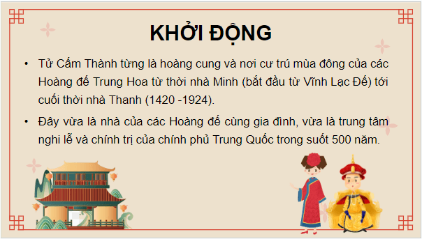 Giáo án điện tử Lịch Sử 7 Kết nối tri thức Bài 4: Trung Quốc từ thế kỉ VII đến giữa thế kỉ XIX | PPT Lịch Sử 7