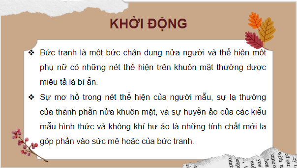 Giáo án điện tử Lịch Sử 7 Chân trời sáng tạo Bài 4: Văn hóa phục hưng | PPT Lịch Sử 7