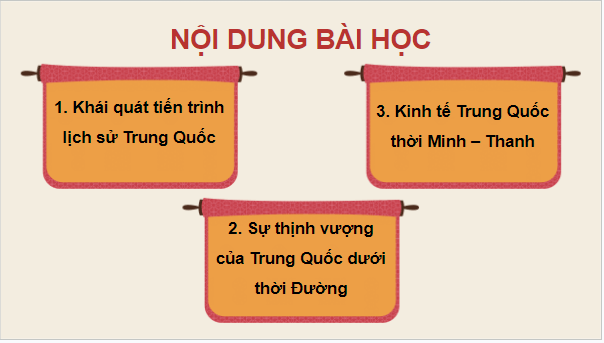 Giáo án điện tử Lịch Sử 7 Cánh diều Bài 6: Khái quát tiến trình lịch sử Trung Quốc | PPT Lịch Sử 7