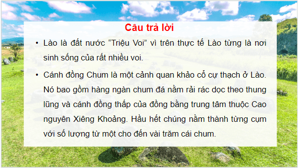 Giáo án điện tử Lịch Sử 7 Kết nối tri thức Bài 7: Vương quốc Lào | PPT Lịch Sử 7