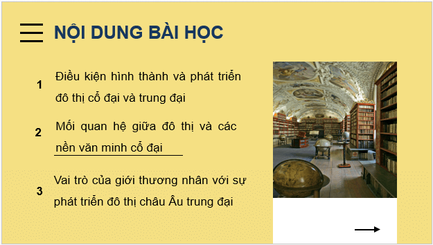 Giáo án điện tử Lịch Sử 7 Cánh diều Chủ đề chung 2: Đô thị: Lịch sử và hiện tại | PPT Lịch Sử 7