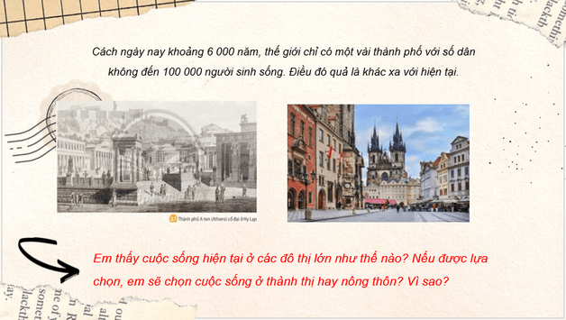 Giáo án điện tử Lịch Sử 7 Chân trời sáng tạo Chủ đề chung 2: Đô thị: Lịch sử và hiện tại | PPT Lịch Sử 7