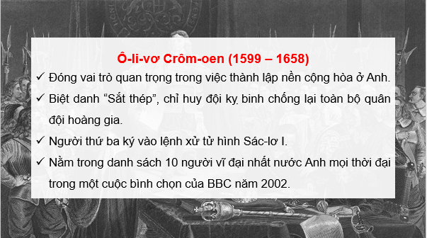 Giáo án điện tử Lịch Sử 8 Cánh diều Bài 1: Cách mạng tư sản ở châu Âu và Bắc Mỹ | PPT Sử 8