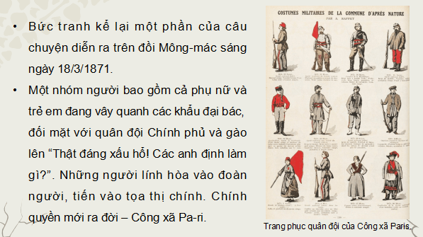 Giáo án điện tử Lịch Sử 8 Chân trời sáng tạo Bài 10: Công xã Pa-ri (năm 1871) | PPT Sử 8