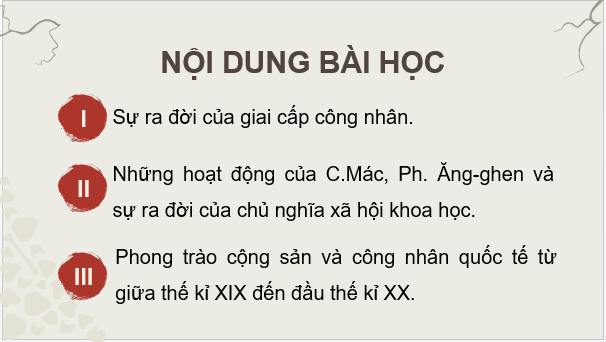 Giáo án điện tử Lịch Sử 8 Cánh diều Bài 10: Phong trào công nhân và sự ra đời của chủ nghĩa Mác | PPT Sử 8