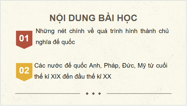 Giáo án điện tử Lịch Sử 8 Kết nối tri thức Bài 10: Sự hình thành chủ nghĩa đế quốc ở các nước Âu - Mỹ (cuối thế kỉ XIX - đầu thế kỉ XX) | PPT Sử 8