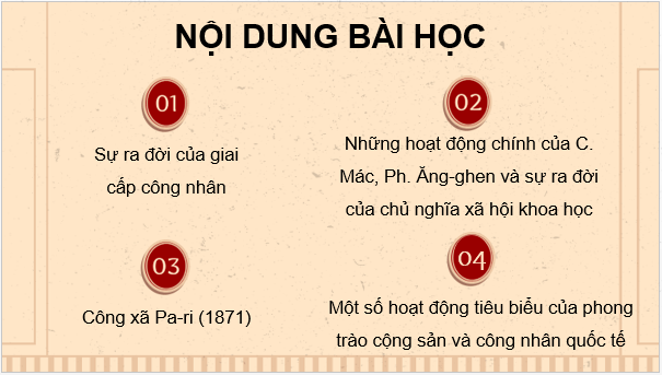 Giáo án điện tử Lịch Sử 8 Kết nối tri thức Bài 11: Phong trào công nhân từ cuối thế kỉ XVIII đến đầu thế kỉ XX và sự ra đời của chủ nghĩa xã hội khoa học | PPT Sử 8