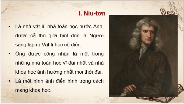 Giáo án điện tử Lịch Sử 8 Kết nối tri thức Bài 13: Sự phát triển của khoa học, kĩ thuật, văn học,nghệ thuật trong các thế kỉ XVIII - XIX | PPT Sử 8