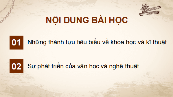 Giáo án điện tử Lịch Sử 8 Chân trời sáng tạo Bài 14: Sự phát triển của khoa học, kĩ thuật, văn học, nghệ thuật trong các thế kỉ XVIII - XIX | PPT Sử 8