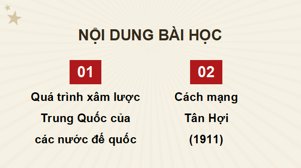 Giáo án điện tử Lịch Sử 8 Chân trời sáng tạo Bài 15: Trung Quốc | PPT Sử 8
