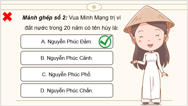 Giáo án điện tử Lịch Sử 8 Kết nối tri thức Bài 16: Việt Nam dưới thời Nguyễn (nửa đầu thế kỉ XIX) | PPT Sử 8