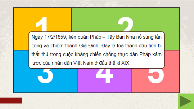 Giáo án điện tử Lịch Sử 8 Kết nối tri thức Bài 17: Cuộc kháng chiến chống thực dân Pháp xâm lược từ năm 1858 đến năm 1884 | PPT Sử 8