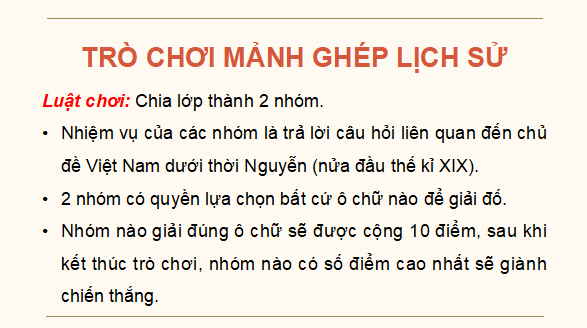 Giáo án điện tử Lịch Sử 8 Chân trời sáng tạo Bài 19: Việt Nam nửa đầu thế kỉ XIX | PPT Sử 8